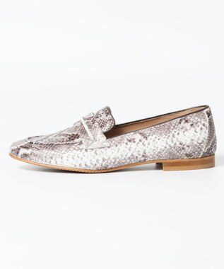 BONTRE 【BONTRE/ボントレ】レザーサドルローファー パイソン