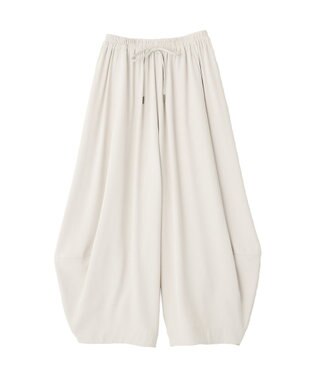 YECCA VECCA コクーンドレープワイドパンツ Light Beige