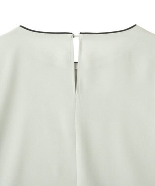 YECCA VECCA 配色パイピングブラウス Mint