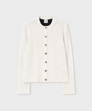 Paul Smith バイカラー スリット カーディガン