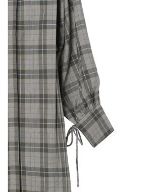 Green Parks ＫＢＦ　袖ボリュームシャツワンピース Khaki