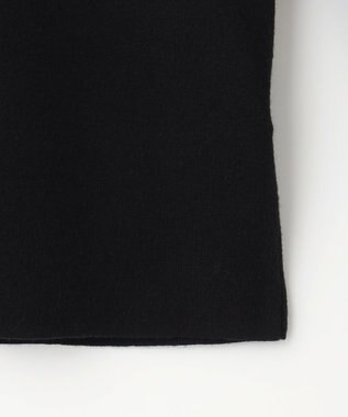 Feroux 【洗える】ショルダーリボン プルオーバーニット ブラック系