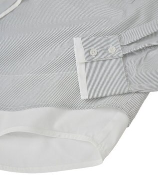 earth music&ecology レイヤードストライプシャツ Off White