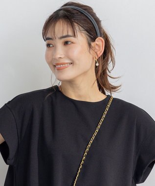 組曲 ドロップパールピアス ゴールド系