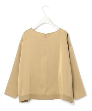 ICB 【WEB限定カラーあり・洗える】Calm プルオーバーブラウス サンドベージュ系