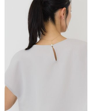 AMERICAN HOLIC 多機能フレンチスリーブブラウス Light Gray