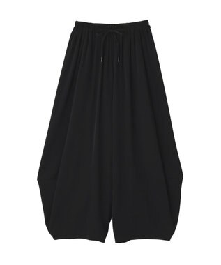 YECCA VECCA コクーンドレープワイドパンツ Black