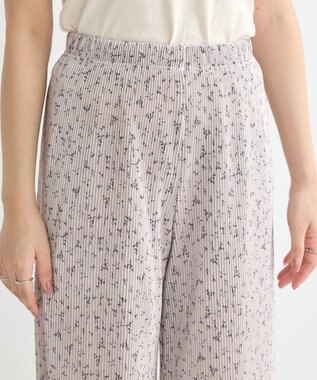 earth music&ecology アソートセルフカットパンツ Flower