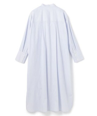 uncrave コットンクロスストライプ シャツワンピース サックスストライプ