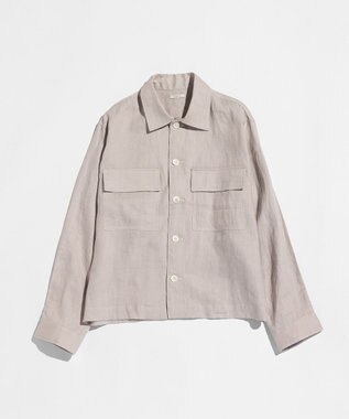 LENO LINEN WORK SHIRTS《UNISEX》リネンワークシャツ
