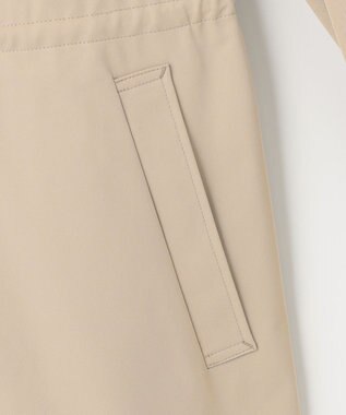 J.PRESS LADIES S 【洗える】 ソロテックスドライツイル ノーカラー コート ベージュ系