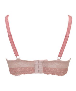 BRADELIS New York 【BRADELIS New York/ 育乳補整ブラ・STEP2 寄せる】ベルステップ2ブラ25A1 谷間を作ってキープ テラコッタ