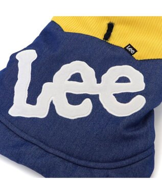 PET PARADISE Lee 切り替え 綿入ベスト 中型犬 紺(ネイビー・インディゴ)