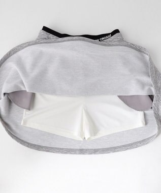 PW CIRCULUS 【WOMEN】裏毛スウェットフレアスカート ゴルフウェア レディース グレー系