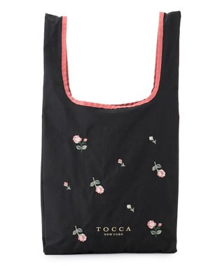 TOCCA 【A4サイズ対応・一部カラー撥水】BOUQUET DE REVE ECO BAG エコバッグ ブラック系