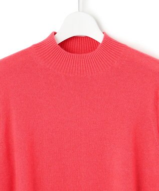 23区 S 【洗える】ピュアカシミヤ フレア ニット オレンジ系