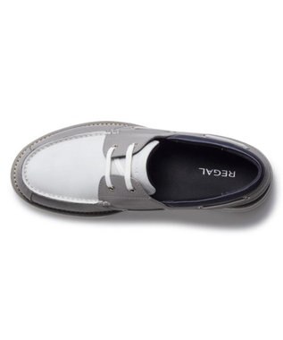REGAL FOOT COMMUNITY 【リーガルメンズ】80KL デッキタイプシューズ カジュアルシューズ グレーコンビ