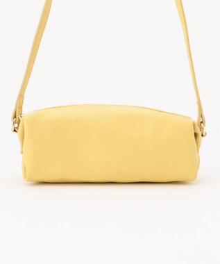 ANY 筒形ショルダーバッグ イエロー