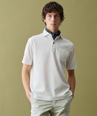 JOSEPH ABBOUD 【日本製】RCF綿ローン ペイズリープリント スカーフ ピーコックグリーン系7