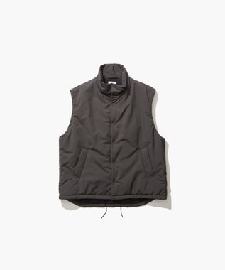 ATON VINTAGE NYLON TWILL | パッドベスト - UNISEX CHARCOAL GRAY