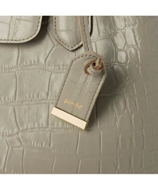 UNBILLION perche ゴートユーティリティヒネリかぶせA4トート CGRY