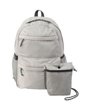 AMERICAN HOLIC 【2SET】多機能リュック<マザーズバッグ> Light Gray