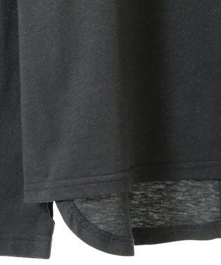 CRAFT STANDARD BOUTIQUE ラメ天竺刺繍ロンTEE Charcoal Gray