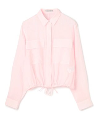 BEIGE， 【洗える・Precious 6月号掲載】PAULINE / ビックポケットドロストリネンブラウス  Light Pink