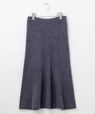 Feroux 【セットアイテム】ケーブルニット セットアップ ネイビー系