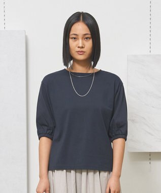 J.PRESS YORK STREET 【WOMEN】ツイストスリーブジャージ プルオーバー