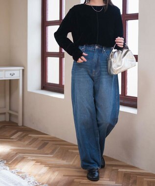 WEGO シアーベロアトップス ブラック