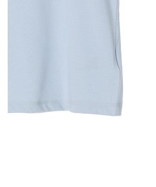 earth music&ecology 配色スカラップスリーブＴＥＥ Sax