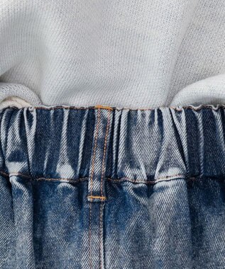 WEGO レースアップハートポケットデニムスカパン デニム中濃加工色