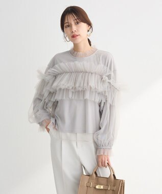 Green Parks ・ＥＬＥＮＣＡＲＥ　ＤＵＥ　チュールドッキングブラウ Light Gray