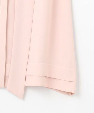 組曲 L 【KUMIKYOKU NAVY】ジョーゼットシフォン2WAY ボウタイブラウス ベージュ系