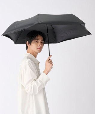 MOONBAT 【遮光100％/超軽量/耐久性】マジで軽い傘 晴雨兼用 折りたたみ日傘 マジカルテックプロテクション Tough W rib 55cm ブラック