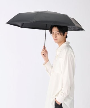 MOONBAT 【遮光100％/超軽量/耐久性】マジで軽い傘 晴雨兼用 折りたたみ日傘 マジカルテックプロテクション Tough W rib 55cm ブラック