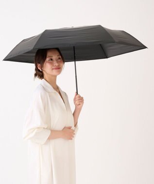 MOONBAT 【遮光100％/超軽量/耐久性】マジで軽い傘 晴雨兼用 折りたたみ日傘 マジカルテックプロテクション Tough W rib 55cm ブラック