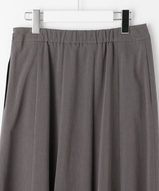 J.PRESS LADIES L 【洗える】シアートリコット フレアー スカート グレー系