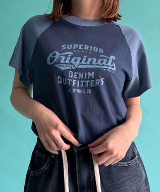 WEGO ロゴラグランT ネイビー