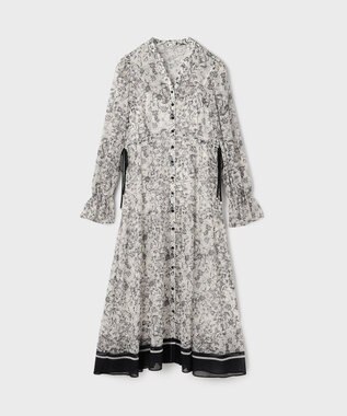 GRACE CONTINENTAL ドロストティアードフレアワンピース キナリ