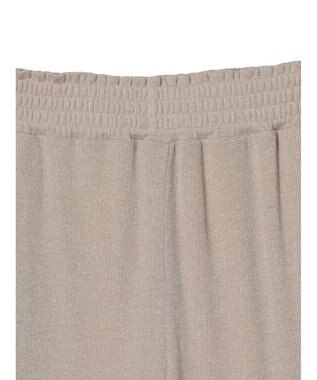 earth music&ecology ラメリブパンツ Silver