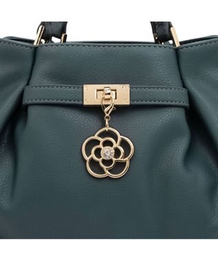 CLATHAS ポルサ 2WAYハンドバッグ ダークグリーン