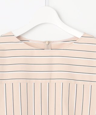 自由区 【XSサイズ～/洗える】SOMELOSシャーティング プルオーバーブラウス ベージュ系1