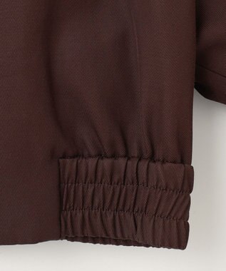 NAVE 【Nave　洗える】バルキーツイル ジップアップブルゾン ダークブラウン系