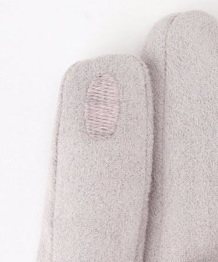 ANY SIS 【スマートフォン対応】シャインストーン グローブ ライトグレー