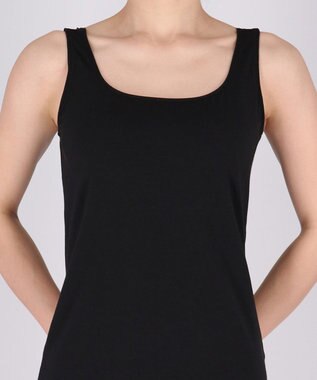 WACOAL カップ付きインナー 【ハグするブラトップ】 肌にとけこむフィット感 バストの立体感をキープ 洗濯機洗い(ネット使用)可能 レディース CLB759 /ワコール ブラック