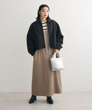 Green Parks ・ＥＬＥＮＣＡＲＥ　ＤＵＥ　ＺＩＰＵＰジャンスカ Gray Beige