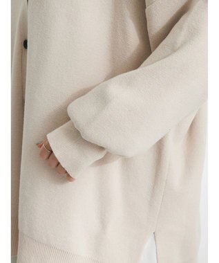 CRAFT STANDARD BOUTIQUE ＶネックＢＩＧシルエットカーディガン Ivory