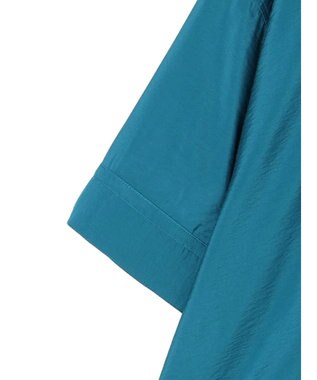 AMERICAN HOLIC 接触冷感バンドカラーチュニック Blue Green